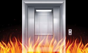 نقش آسانسور در آتش سوزی